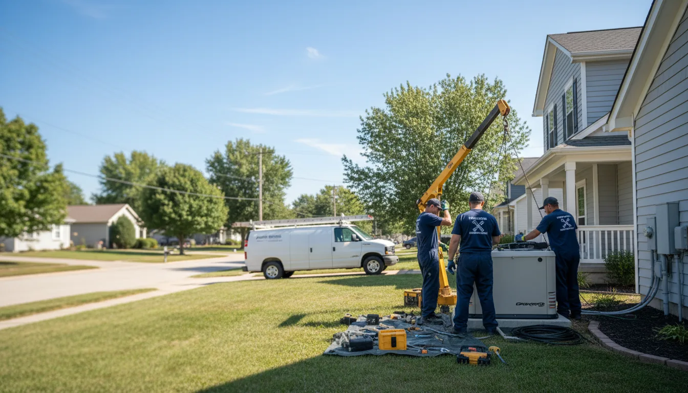 Generator Installation in Bishop Hill, IL near me